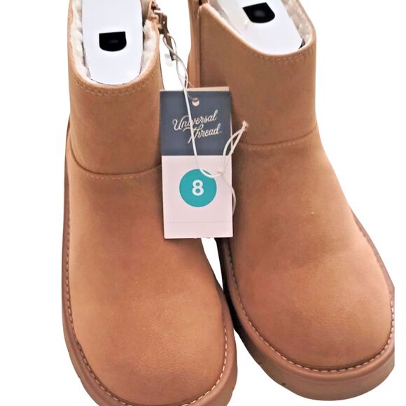 Women's Tan Boots Universal Thread Memory Foam Size 8 - New in Box - Picture 1 of 5